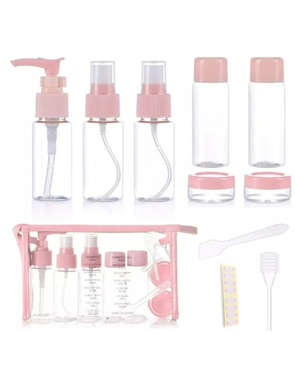 Foto 3 | Kit Botellas Portátiles De Viaje + Gratis Termo Gúish De Regalo