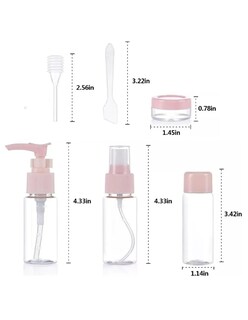 Foto 4 | Kit Botellas Portátiles De Viaje + Gratis Termo Gúish De Regalo