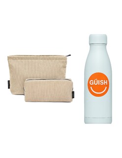 Foto 1 | Cosmetiquera beige 2pcs + Gratis Termo GÜISH de regalo