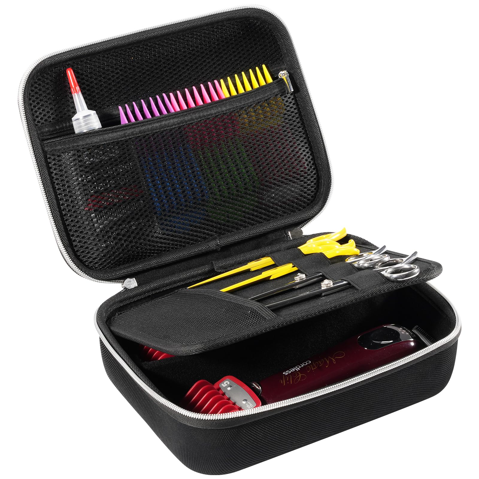 Foto 2 pulgar | Organizador De Almacenamiento Rígido Procase Para Cortapelos, Negro - Venta Internacional.