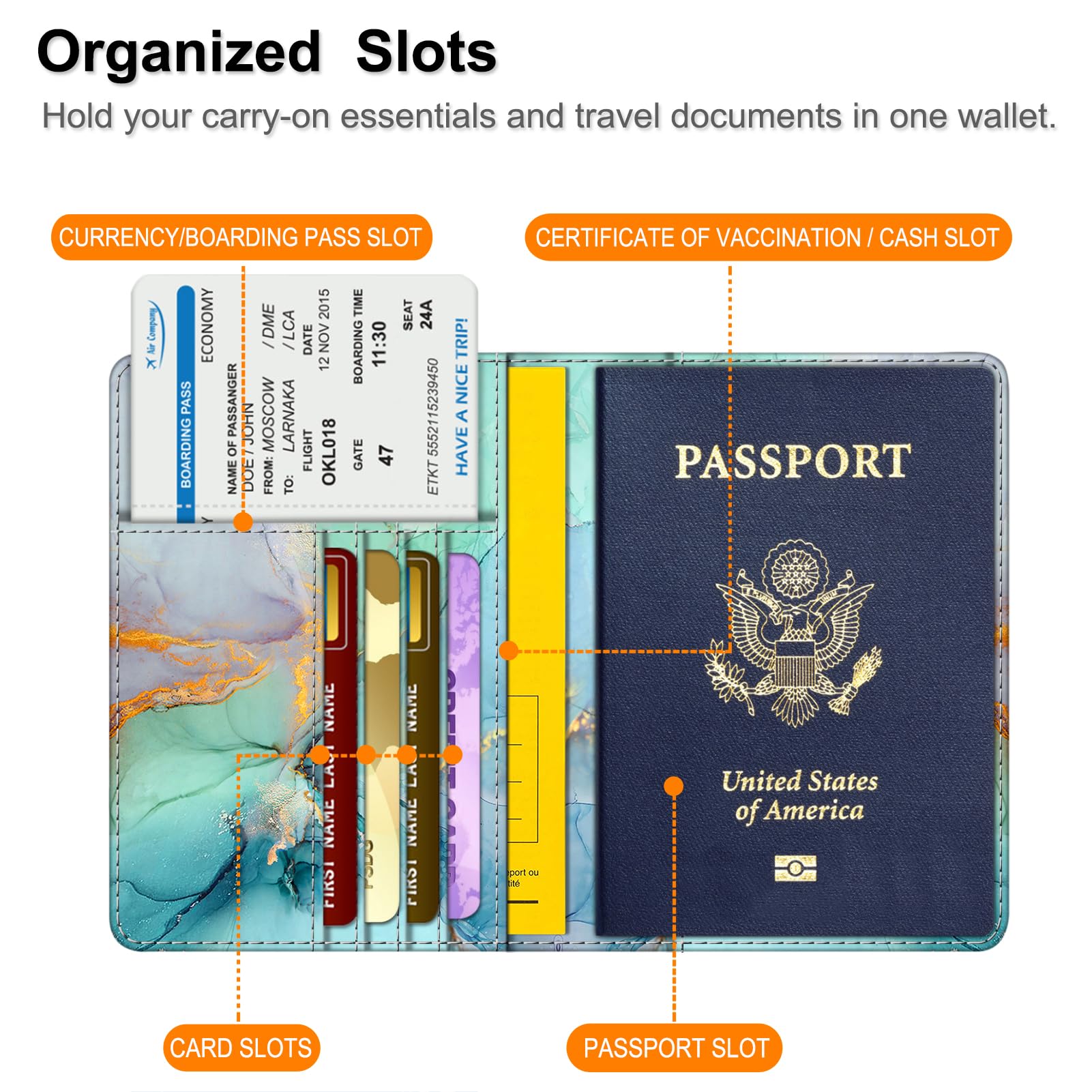 Foto 4 pulgar | Funda Para Pasaporte Fintie Slim, Cartera De Viaje Con Bloqueo Rfid - Venta Internacional.