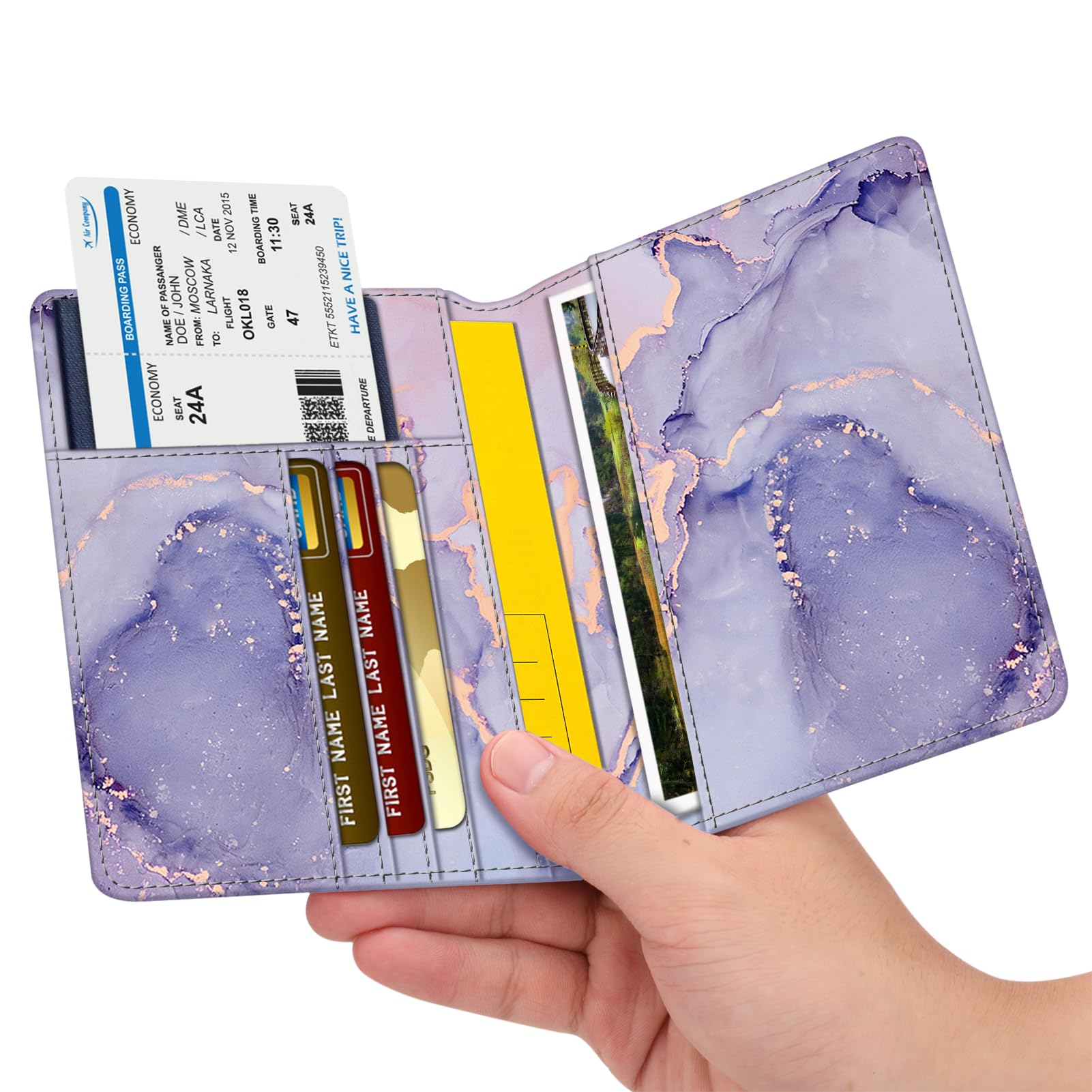 Foto 3 pulgar | Funda Para Pasaporte Fintie Slim, Cartera De Viaje Con Bloqueo Rfid - Venta Internacional.