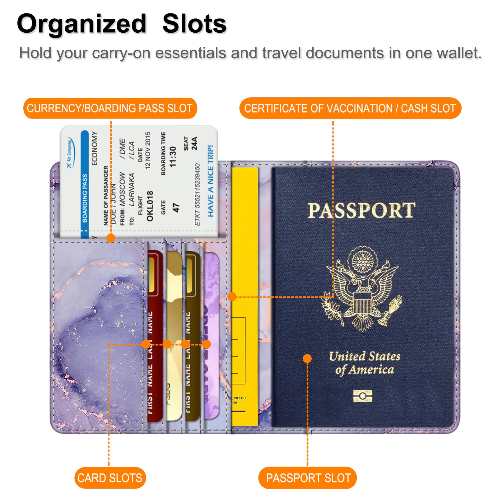 Foto 3 | Funda Para Pasaporte Fintie Slim, Cartera De Viaje Con Bloqueo Rfid - Venta Internacional.