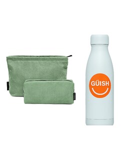 Foto 1 | 2pcs Cosmetiquera Verde + Gratis Termo Güish De Regalo