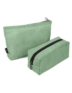 Foto 3 | 2pcs Cosmetiquera Verde + Gratis Termo Güish De Regalo