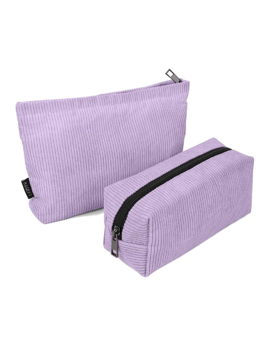 Foto 4 pulgar | Cosmetiquera Neceser 2pcs Lavanda + Gratis Termo Güish De Regalo