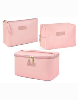 Foto 1 | 3pcs Cosmetiquera Bolsa Viaje Rosa
