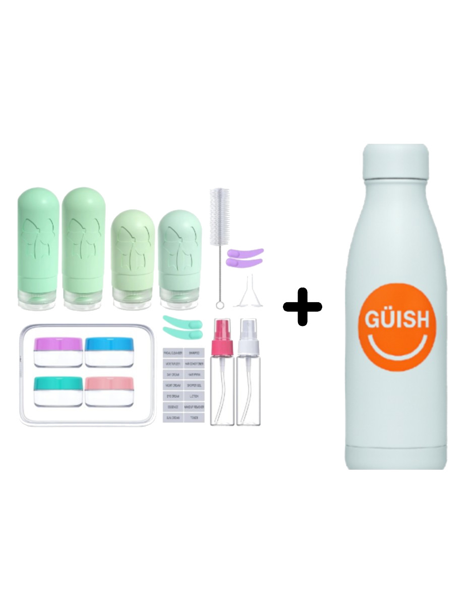 Foto 2 pulgar | Kit Para Viaje 17 Piezas + Gratis Termo Güish De  Regalo