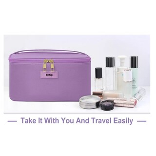 Foto 2 | 3pcs Cosmetiquera Belug Neceser Estuches De Maquillaje Bolsa Violeta