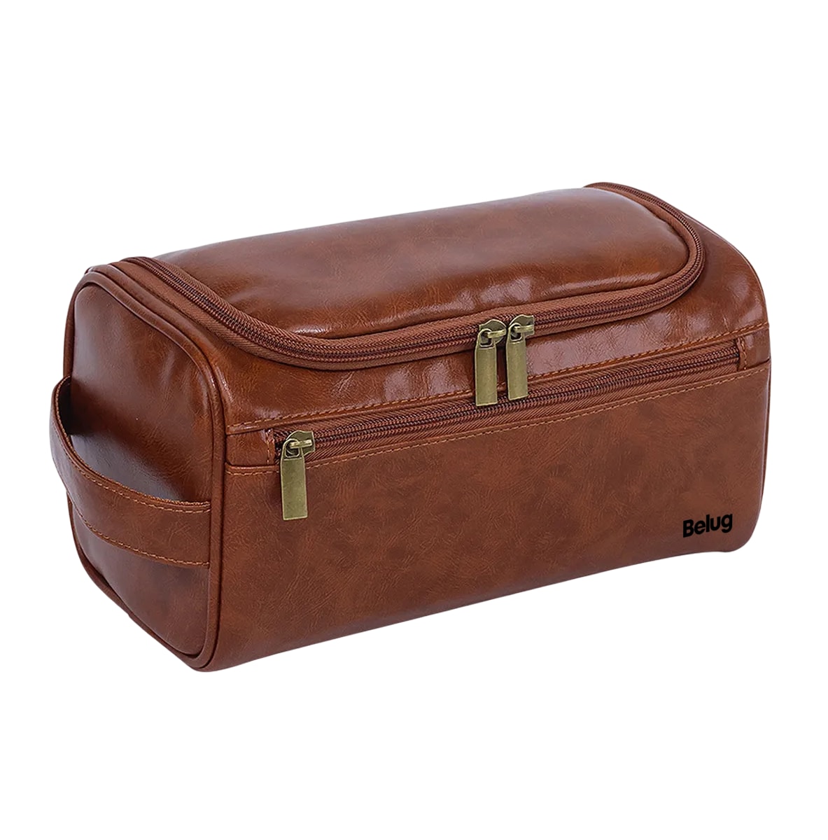 Neceser Cosmetiquera Belug Viaje Organizadora Portátil Marron Claro $539