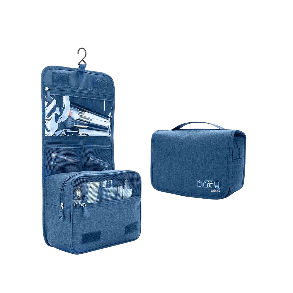 Neceser De Viaje Mujer, Lab.g Cosmetiqueras,bolsa Organizadora Azul $469