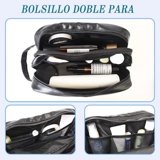 Foto 4 | Neceser Belug Bolsa Sobaquera Para Hombre Organizador De Viaje Negro