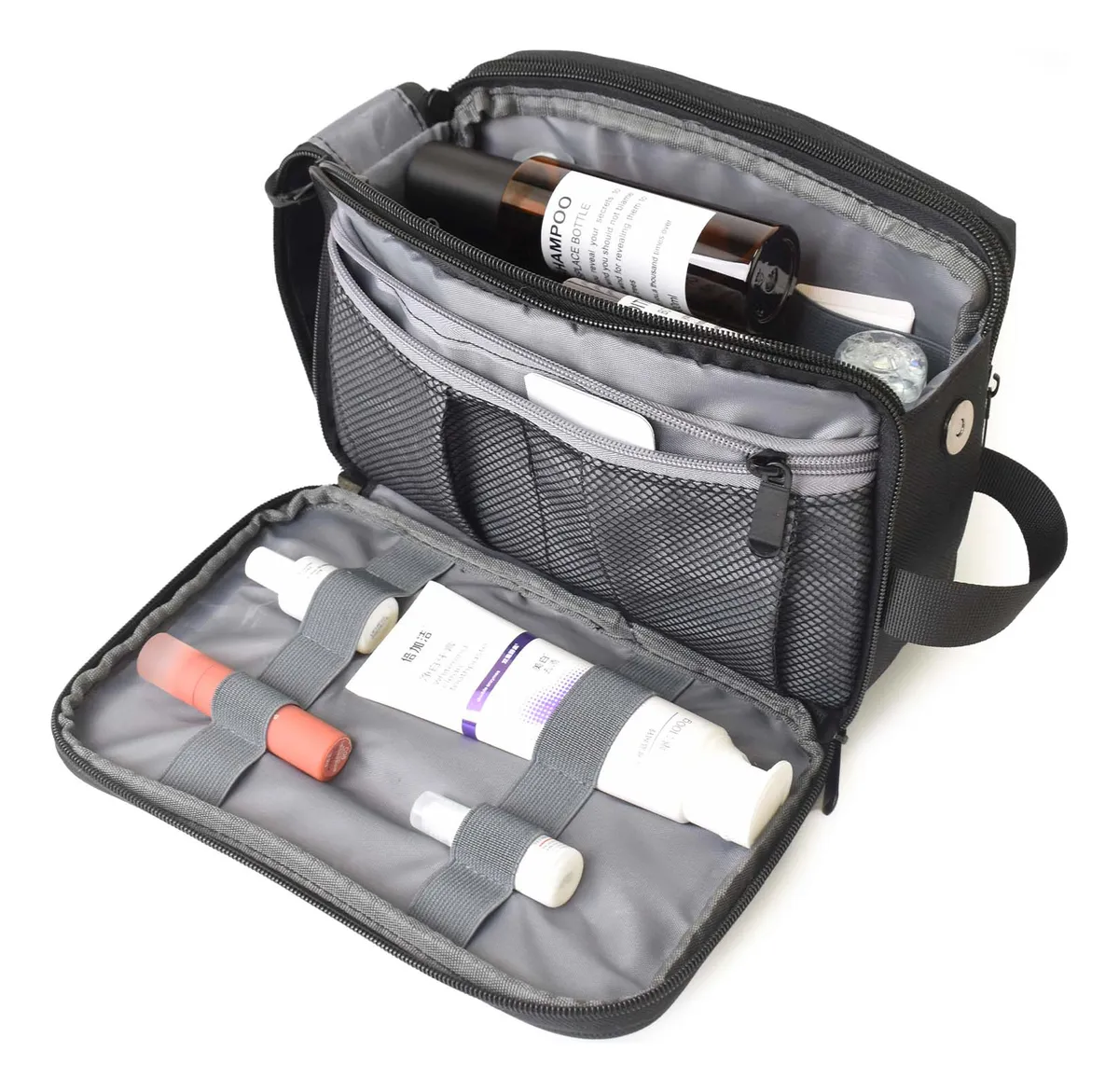 Foto 6 pulgar | Neceser Belug Bolsa Sobaquera Para Hombre Organizador De Viaje Negro