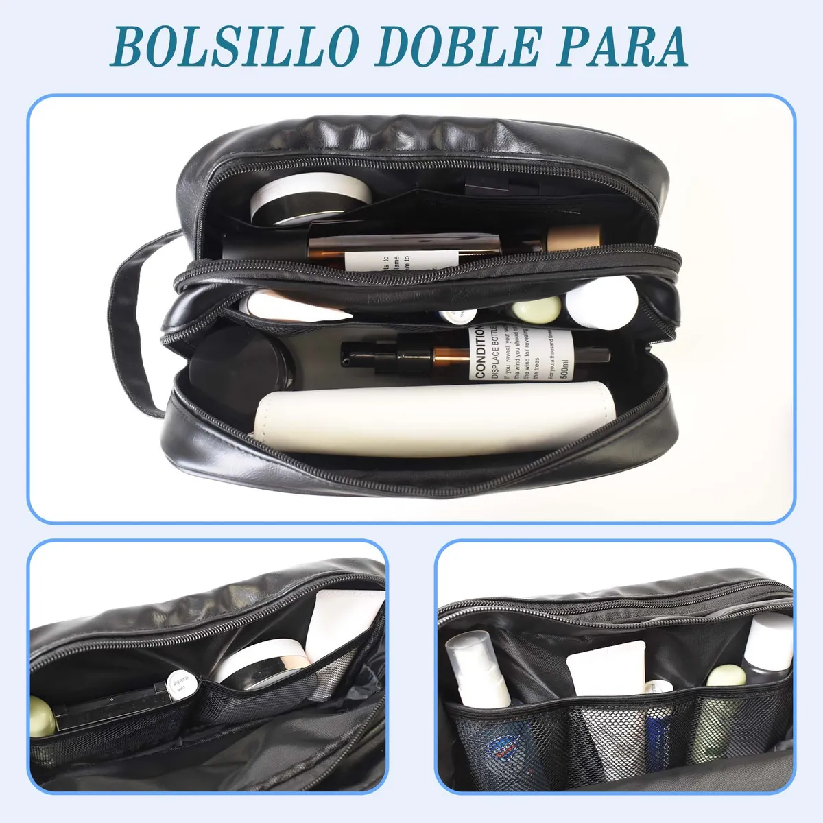Foto 5 pulgar | Neceser Lab.G Negro