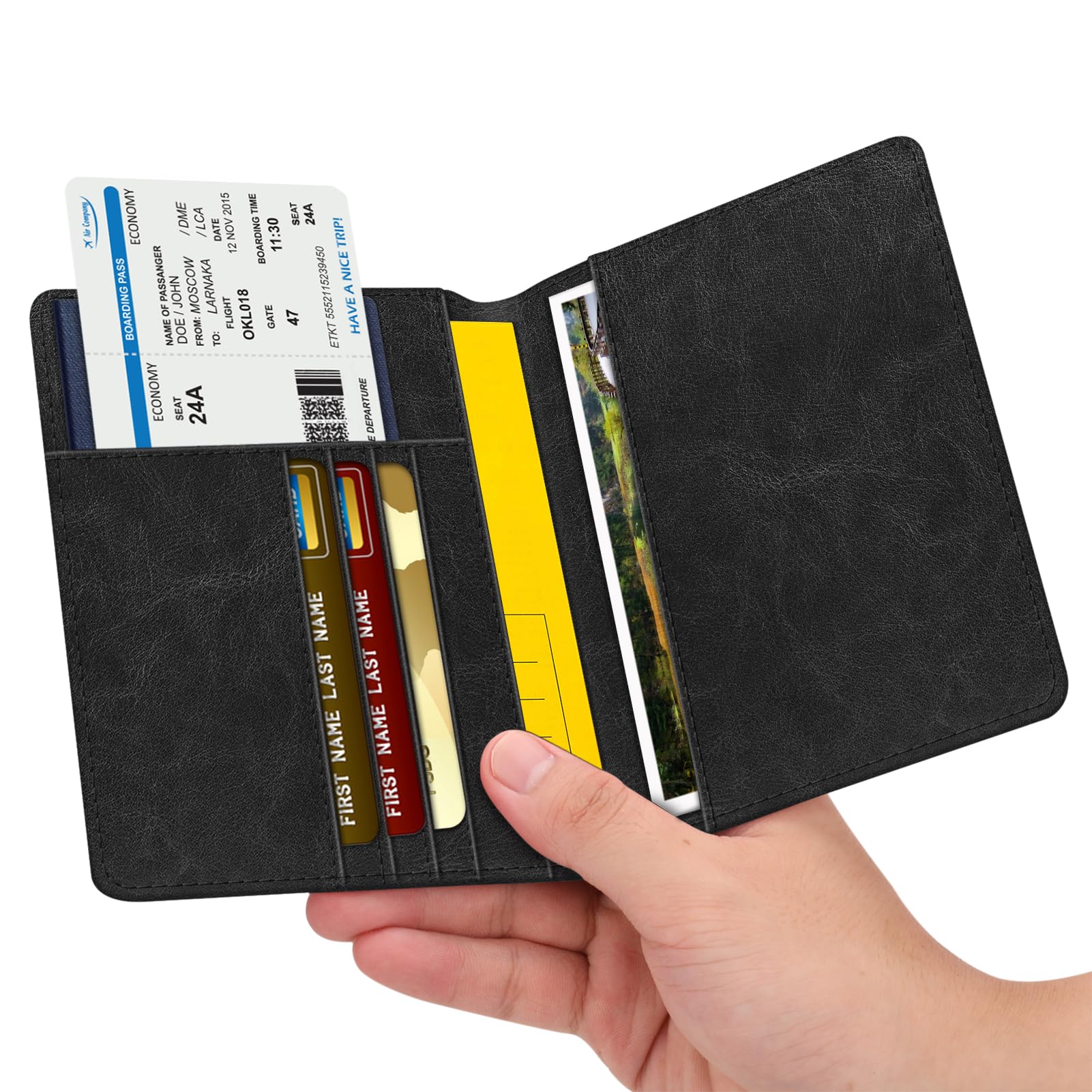 Foto 3 pulgar | Cartera De Viaje Fintie Con Bloqueo Rfid Con Soporte Para Pasaporte - Venta Internacional.