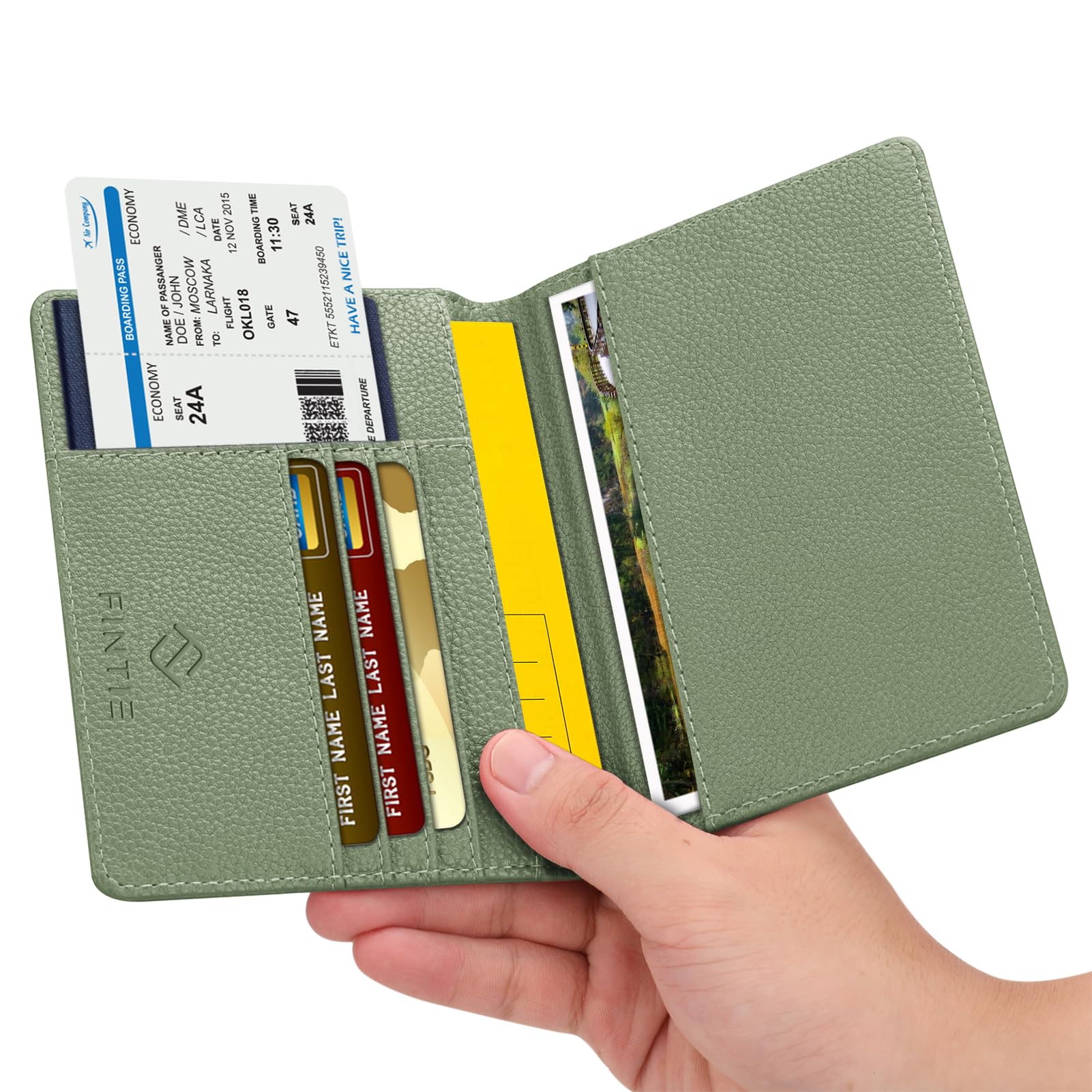 Foto 3 pulgar | Cartera De Viaje Fintie Con Bloqueo Rfid Con Soporte Para Pasaporte - Venta Internacional.