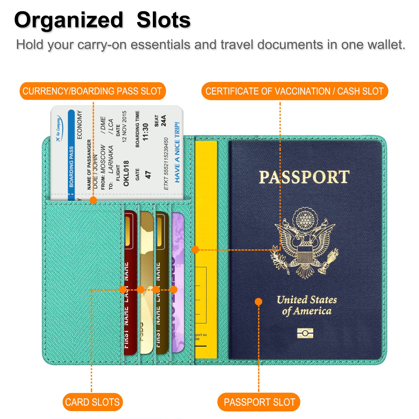 Foto 4 pulgar | Cartera De Viaje Fintie Con Bloqueo Rfid Con Soporte Para Pasaporte - Venta Internacional.