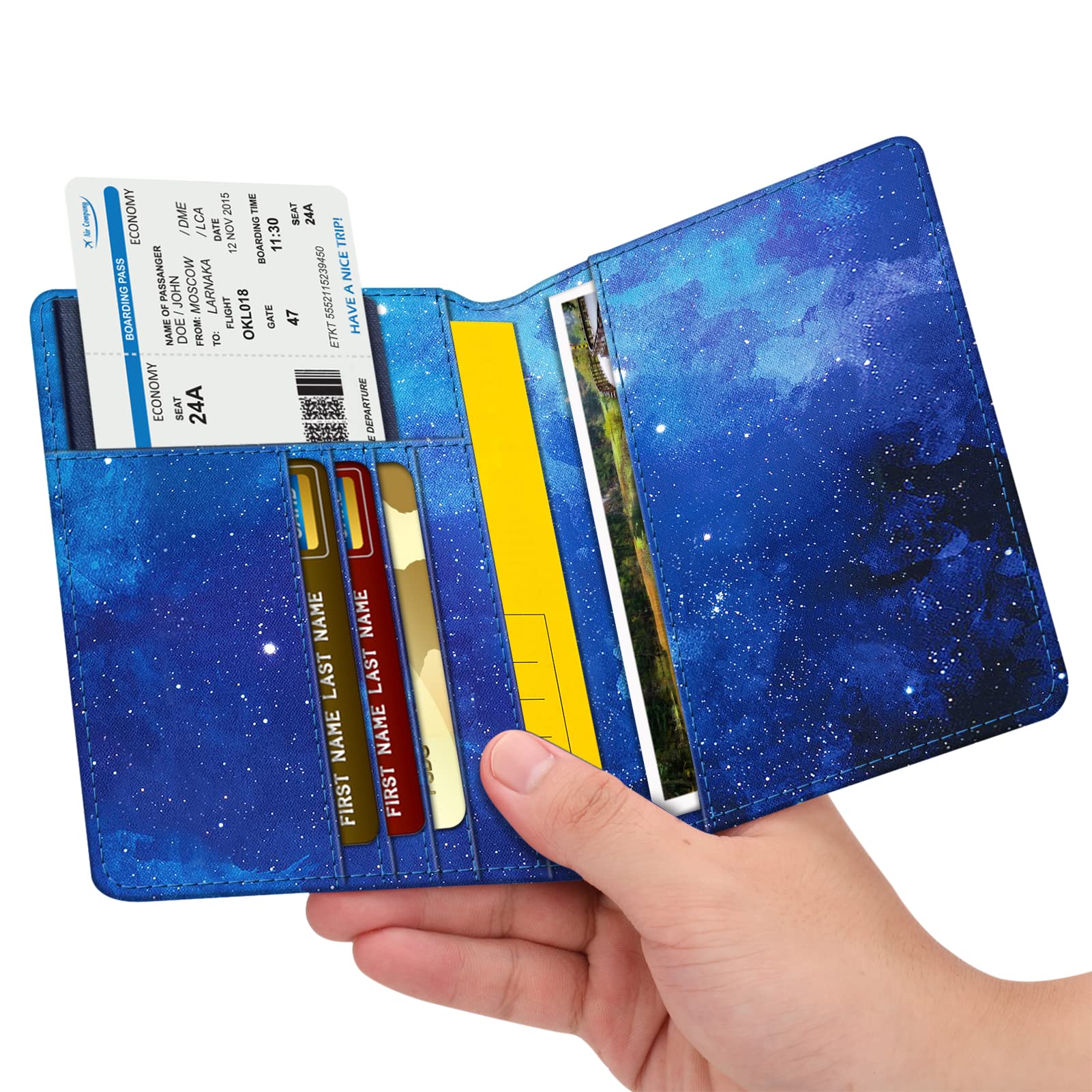 Foto 2 | Cartera De Viaje Fintie Con Bloqueo Rfid Con Soporte Para Pasaporte - Venta Internacional.