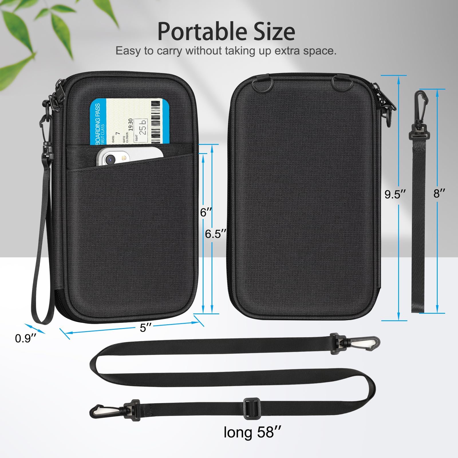 Foto 4 pulgar | Funda Para Pasaporte Fintie Family Con Bloqueo Rfid Para 6 Personas - Venta Internacional.