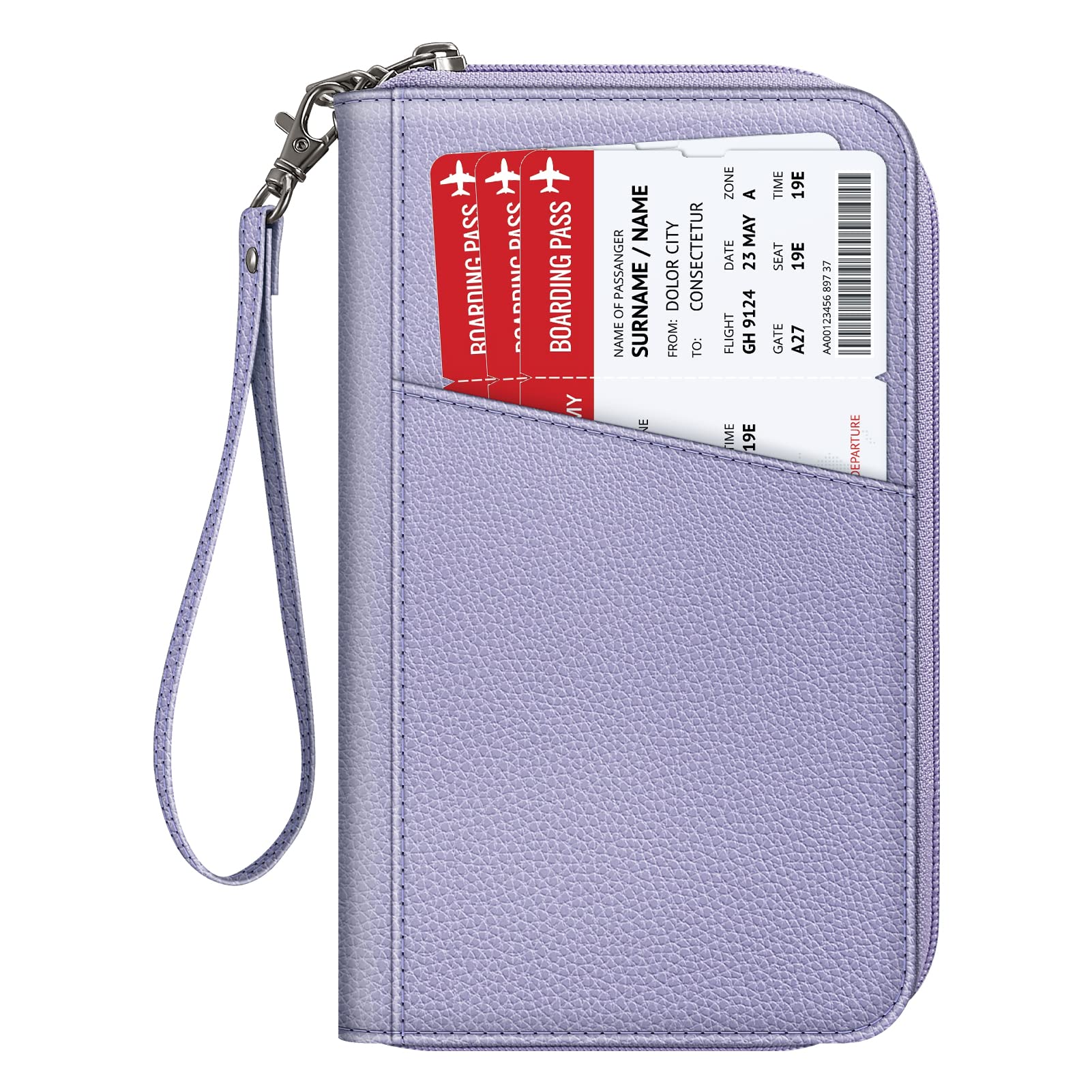 Foto 2 pulgar | Funda Para Pasaporte, Cartera Fintie Family, De Nailon, Con Bloqueo Rfid - Venta Internacional.
