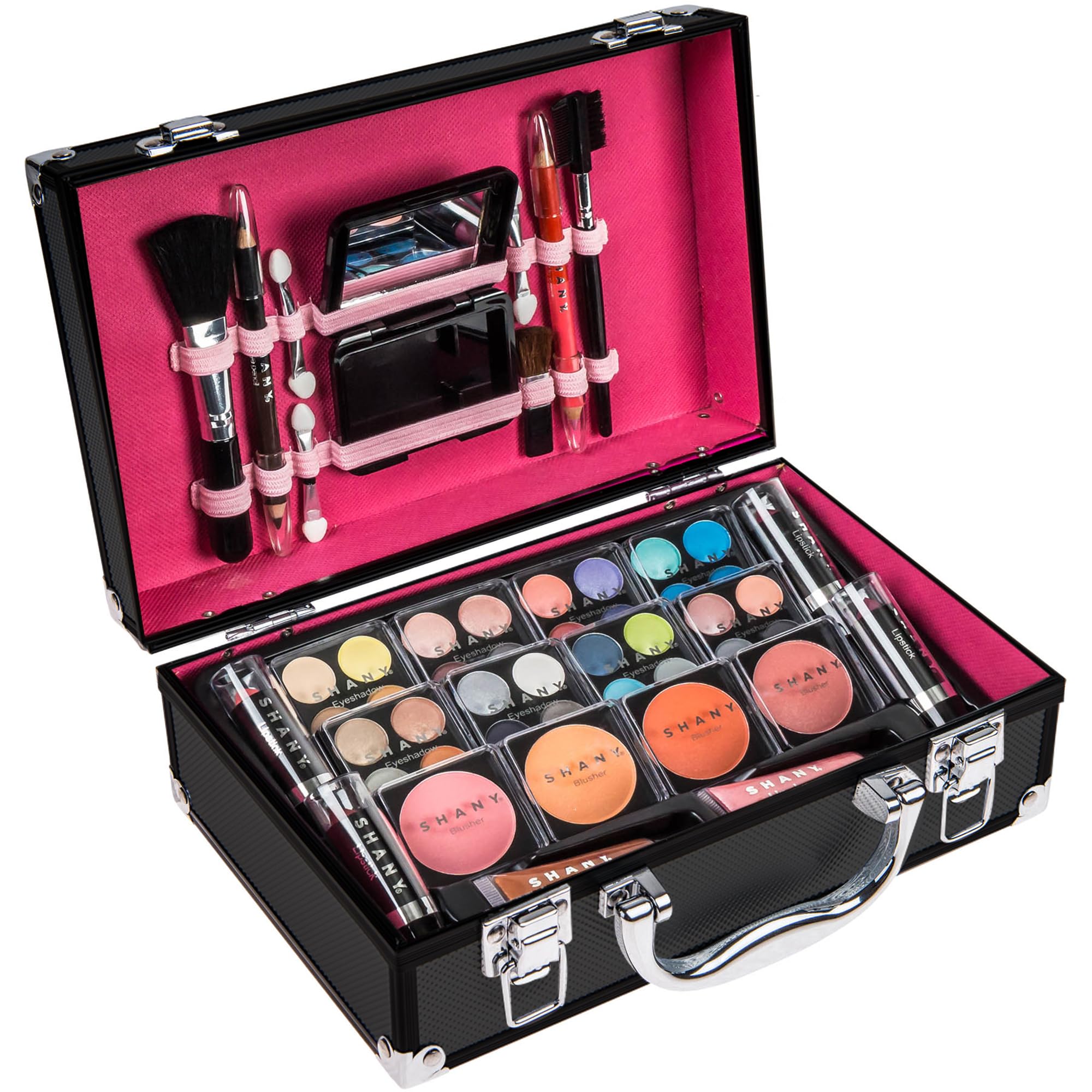 Foto 6 | Estuche De Maquillaje Shany Carry All Con Set De Maquillaje Profesional Negro - Venta Internacional.