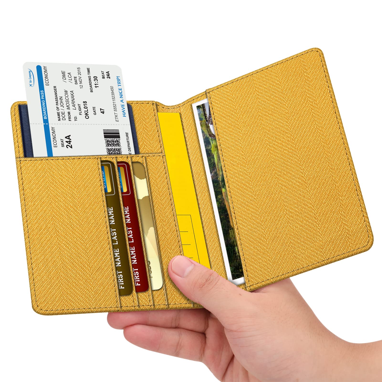Foto 3 pulgar | Cartera De Viaje Fintie Con Bloqueo Rfid Con Soporte Para Pasaporte - Venta Internacional.