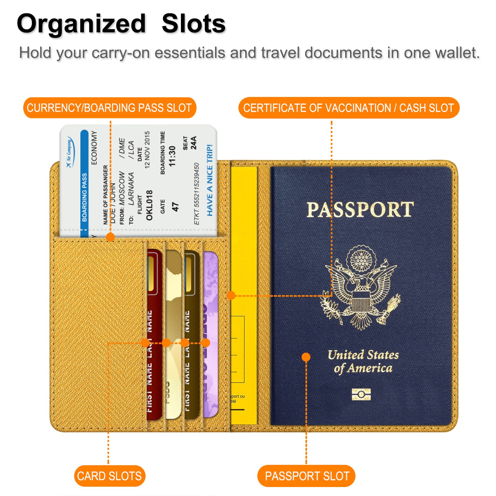 Foto 4 pulgar | Cartera De Viaje Fintie Con Bloqueo Rfid Con Soporte Para Pasaporte - Venta Internacional.