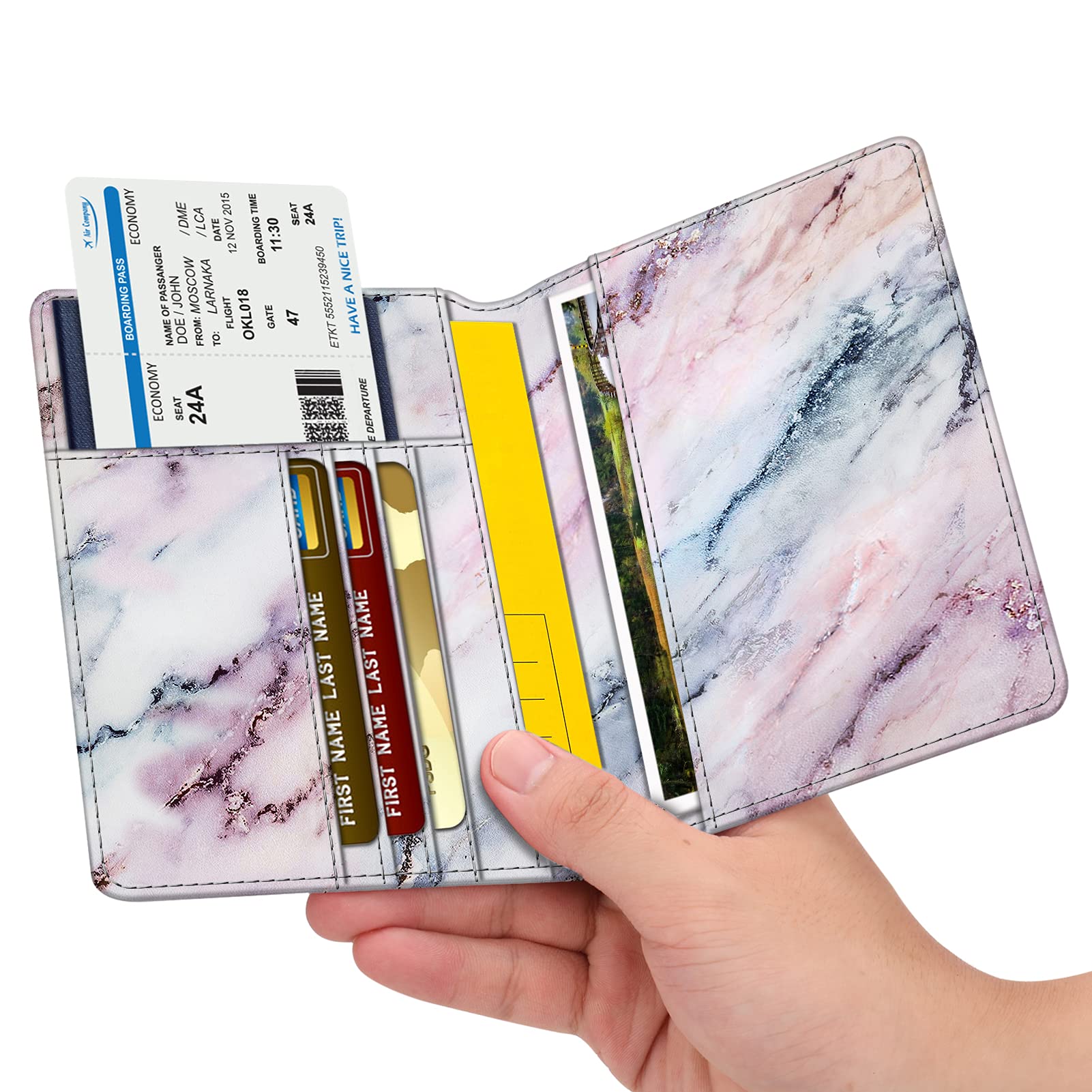 Foto 3 pulgar | Cartera De Viaje Fintie Con Bloqueo Rfid Con Soporte Para Pasaporte - Venta Internacional.
