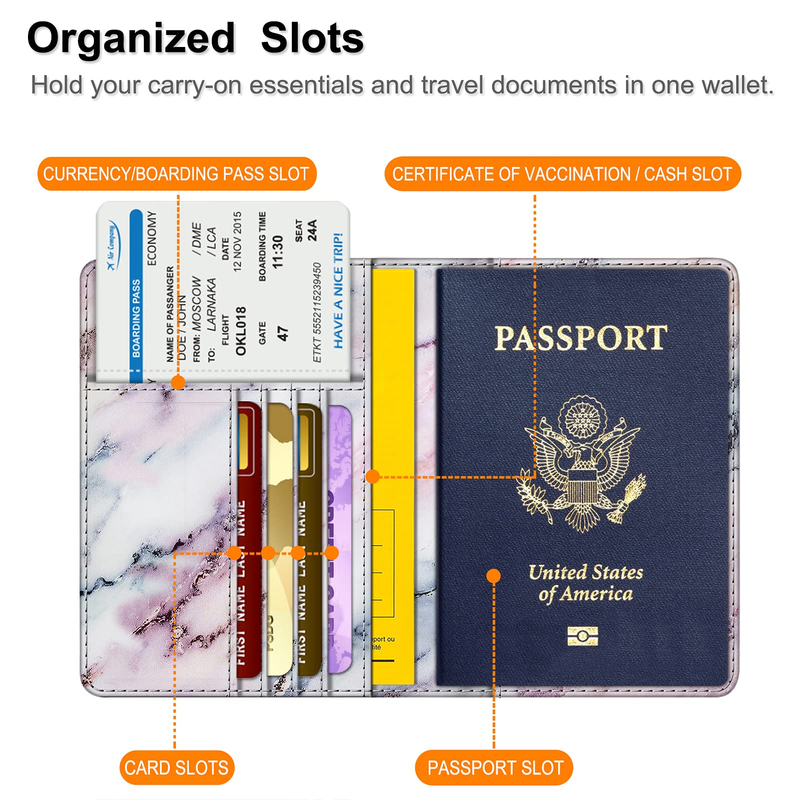 Foto 4 pulgar | Cartera De Viaje Fintie Con Bloqueo Rfid Con Soporte Para Pasaporte - Venta Internacional.