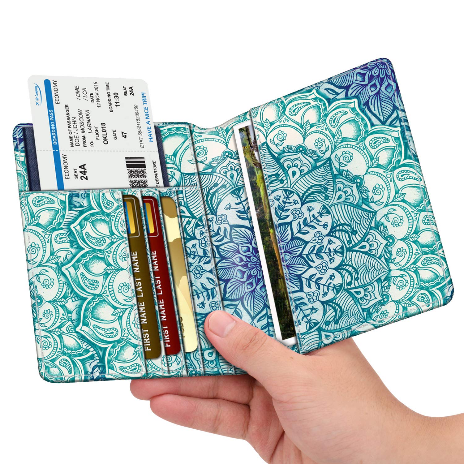 Foto 3 pulgar | Funda Para Pasaporte Fintie Slim, Cartera De Viaje Con Bloqueo Rfid - Venta Internacional.