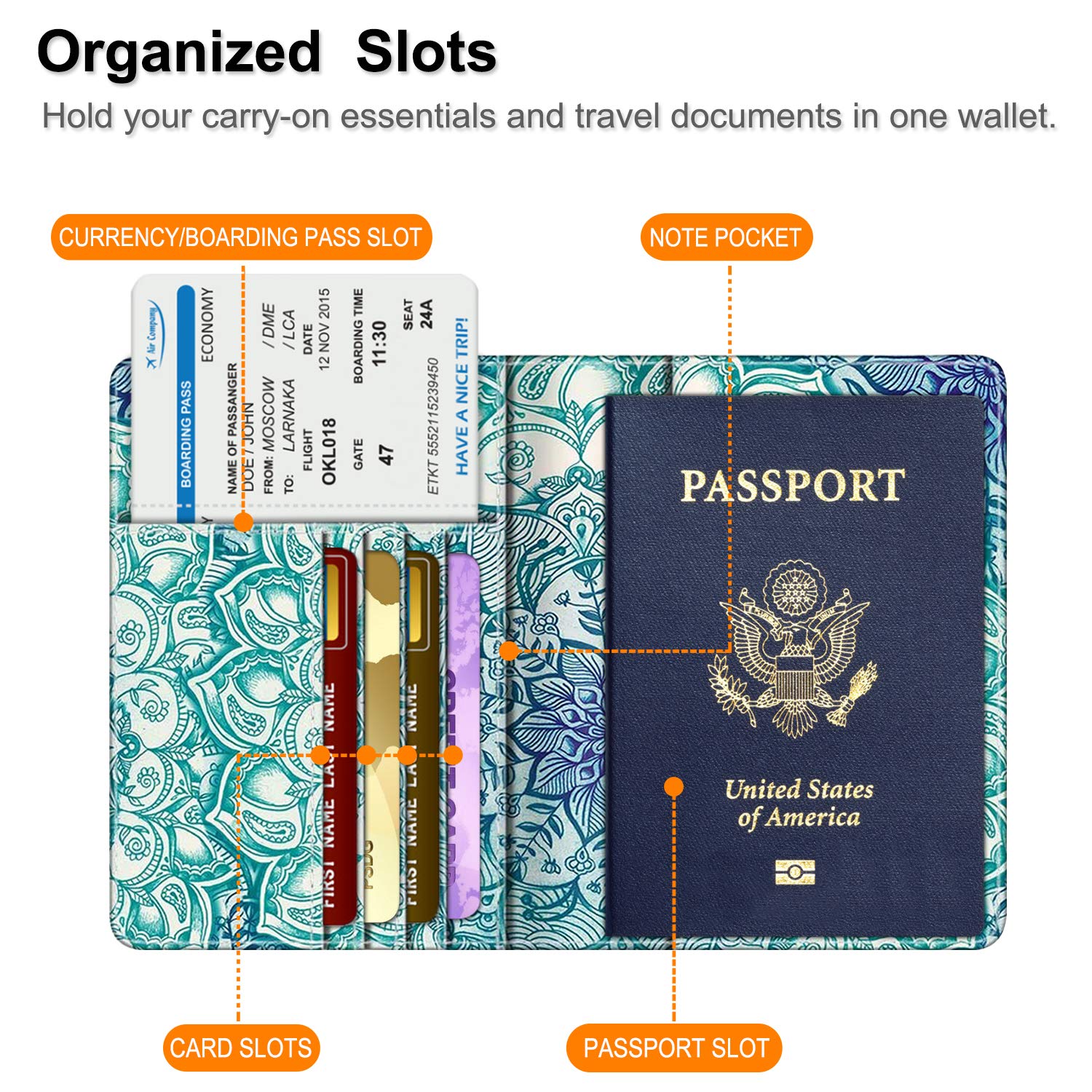 Foto 4 pulgar | Funda Para Pasaporte Fintie Slim, Cartera De Viaje Con Bloqueo Rfid - Venta Internacional.