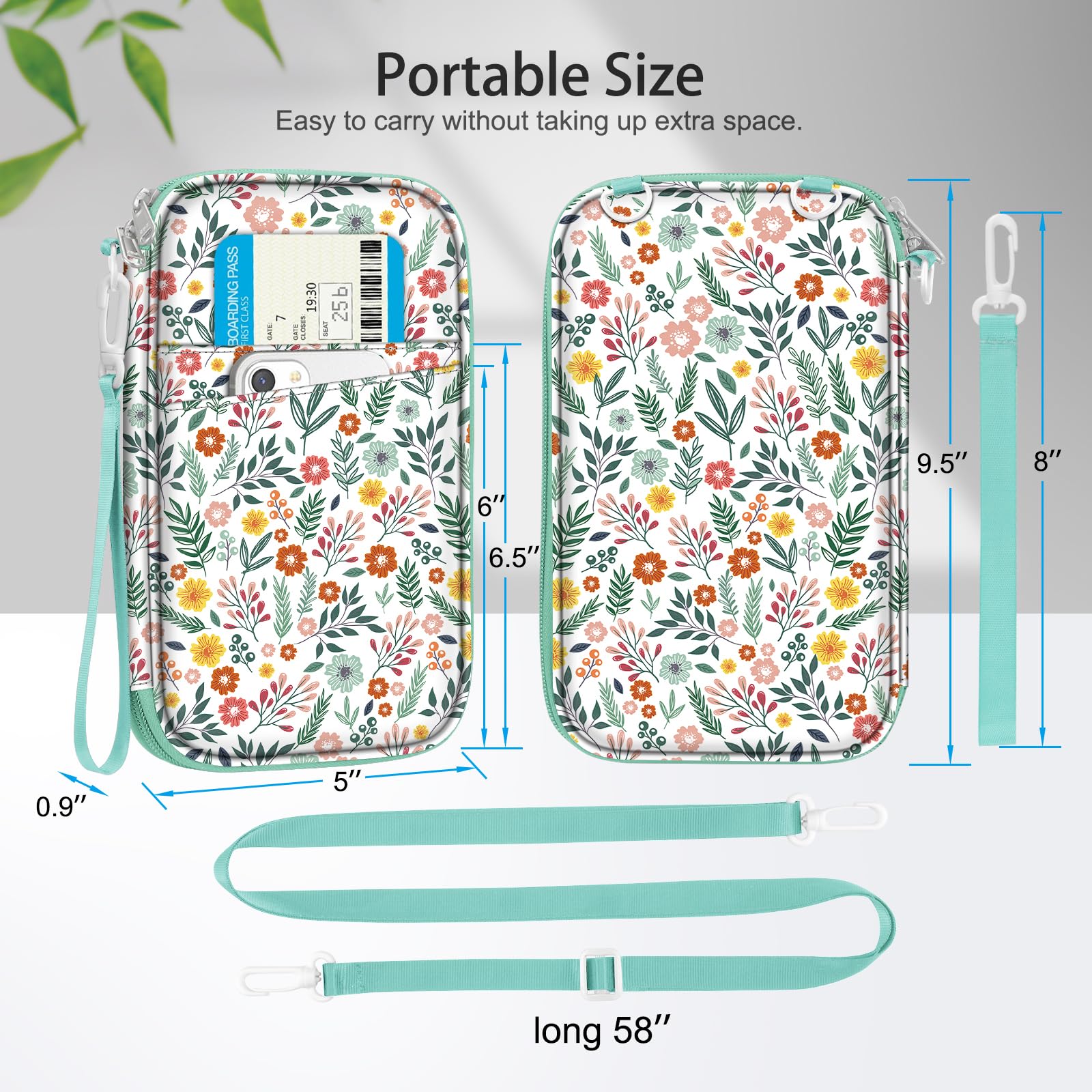 Foto 4 pulgar | Funda Para Pasaporte Fintie Family Con Bloqueo Rfid Para 6 Personas - Venta Internacional.