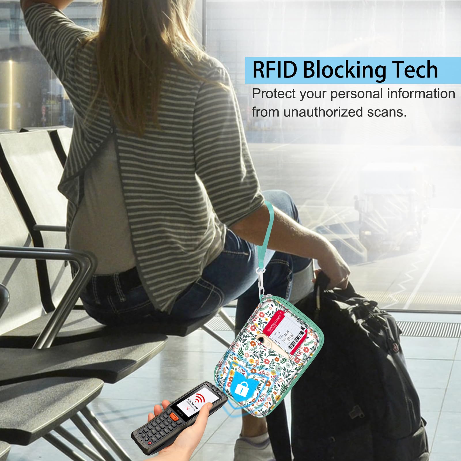 Foto 6 pulgar | Funda Para Pasaporte Fintie Family Con Bloqueo Rfid Para 6 Personas - Venta Internacional.