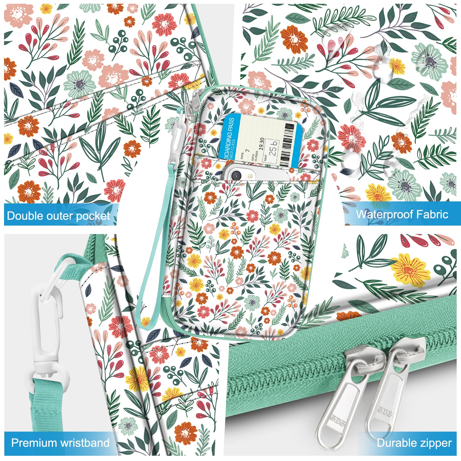 Foto 8 pulgar | Funda Para Pasaporte Fintie Family Con Bloqueo Rfid Para 6 Personas - Venta Internacional.