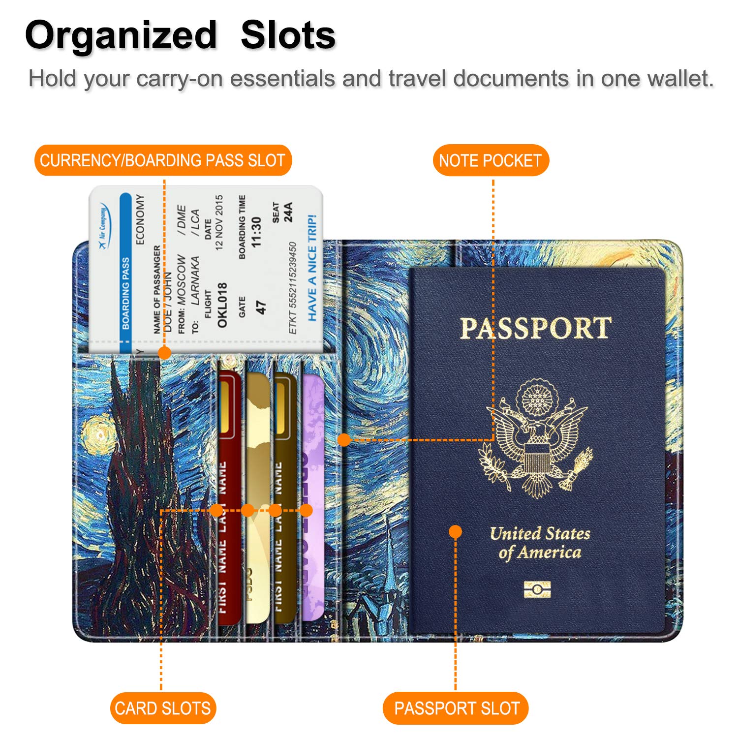 Foto 4 pulgar | Cartera De Viaje Fintie Con Bloqueo Rfid Con Soporte Para Pasaporte - Venta Internacional.