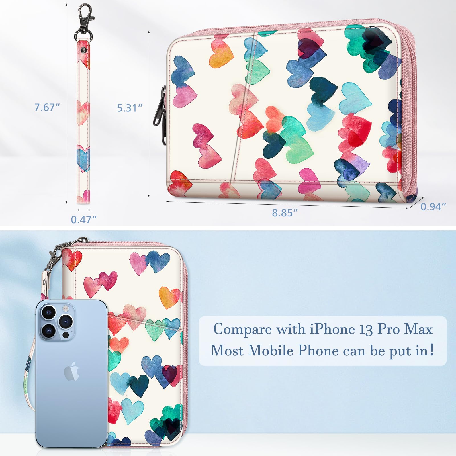 Foto 6 pulgar | Funda Para Pasaporte Fintie Family, Piel Vegana Con Bloqueo Rfid - Venta Internacional.