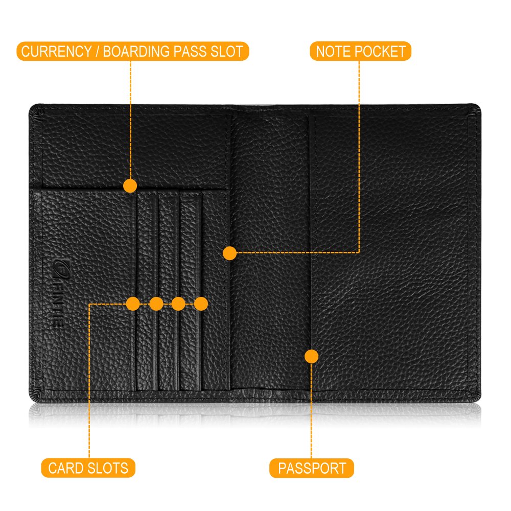 Foto 5 pulgar | Cartera De Viaje Fintie Con Bloqueo Rfid Con Soporte Para Pasaporte - Venta Internacional.