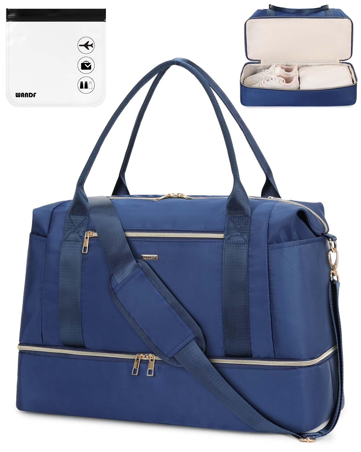 Foto 1 | Bolsa De Viaje Wandf Para Spirit Airlines De 45 X 35 X 20 Cm Con Bolsillo Húmedo - Venta Internacional.