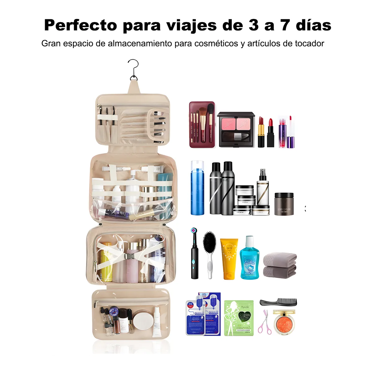 Foto 3 pulgar | Neceser Profesional Caja Cosmetiquera De Viaje Lab.g Rosa