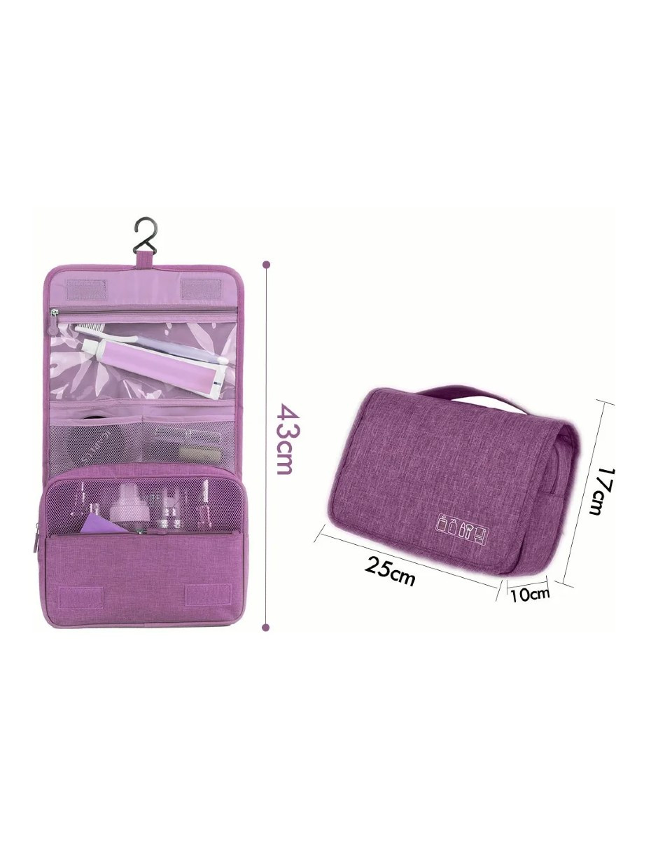 Foto 5 pulgar | Neceser De Viaje Organizadora Violeta + Gratis Termo Güish De Regalo