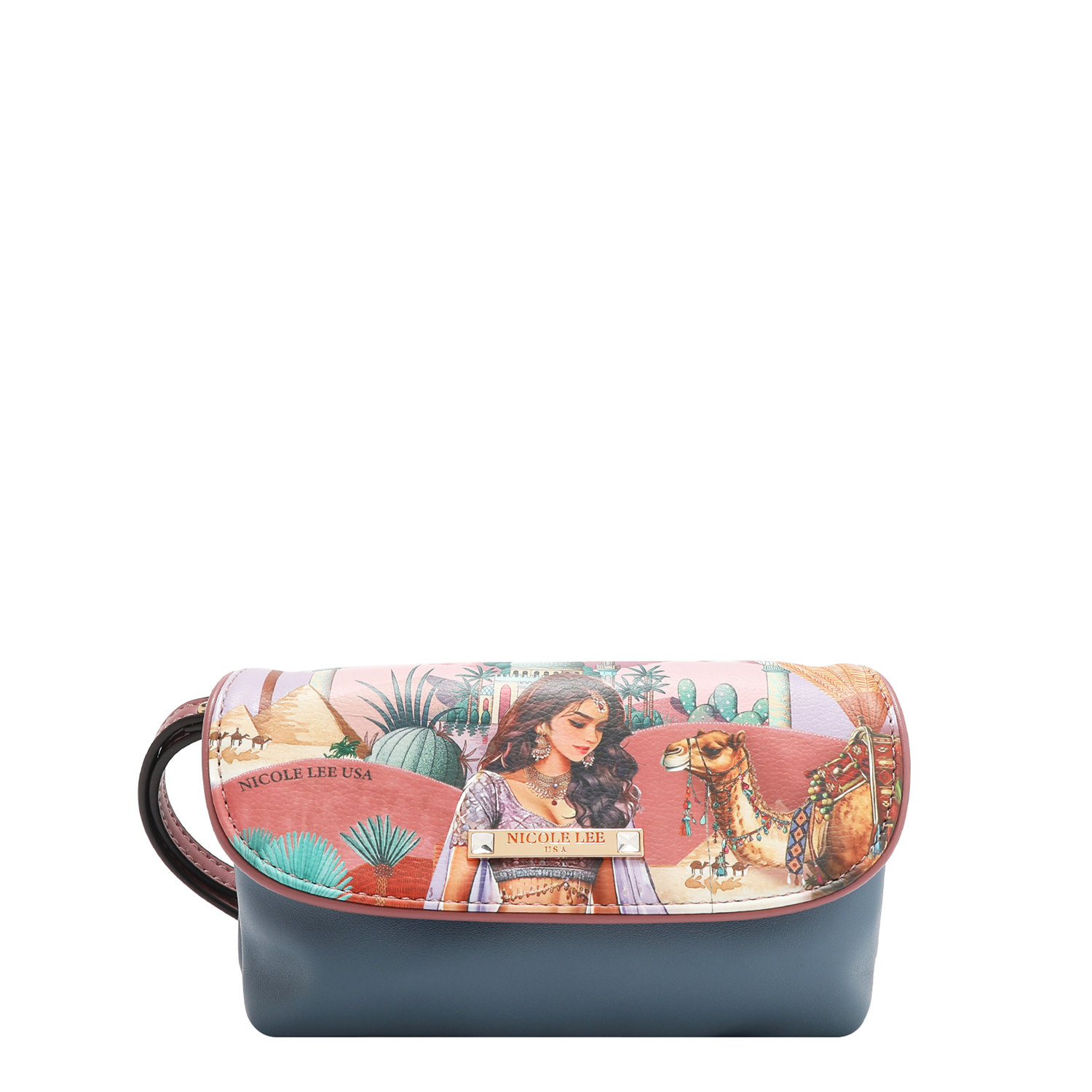 Foto 1 | Cosmetiquera Con Solapa De Nicole Print Queen Cleopatra