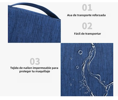 Foto 4 | Neceser De Viaje Mujer Cosmetiqueras bolsa Organizadora