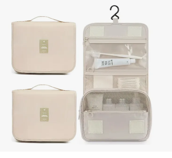 Foto 2 pulgar | 2pcs Cosmetiquera Neceser Estuches De Maquillaje Bolsa Viaje