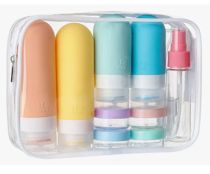 Kit De Viaje Botellas Para Champús baños Y Accesorios Viaje $529