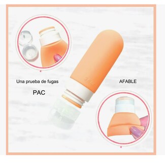 Foto 4 | Kit De Viaje Botellas Para Champús baños Y Accesorios Viaje
