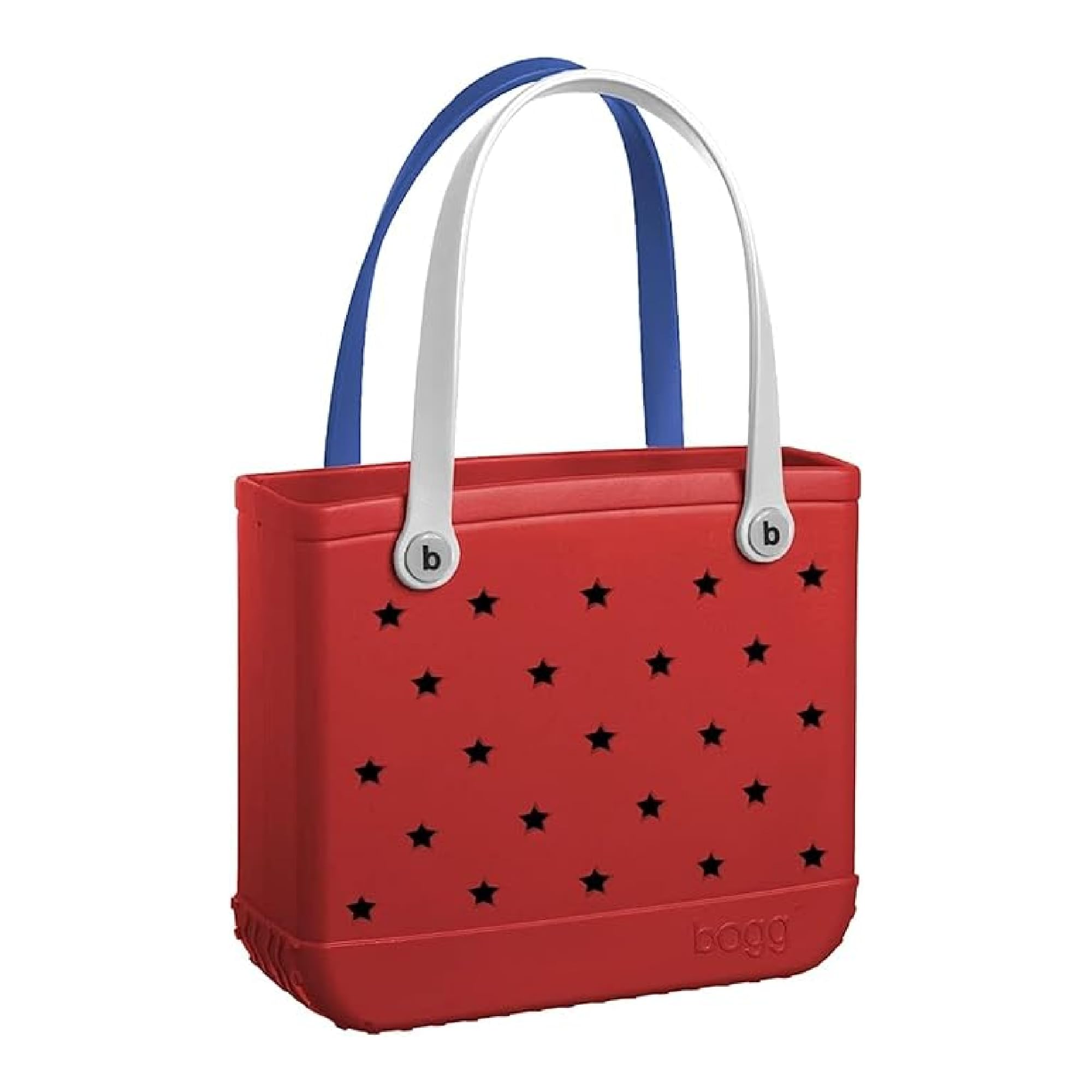 Foto 2 pulgar | Bolso De Mano Bogg Bag  Tamaño Mediano  Con Estrellas Y Rayas  Blanco  Multiusos - Venta Internacional.