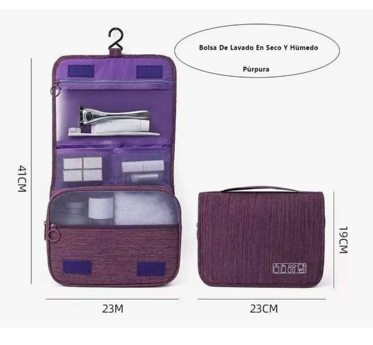 Foto 5 pulgar | Neceser Organizador Morado