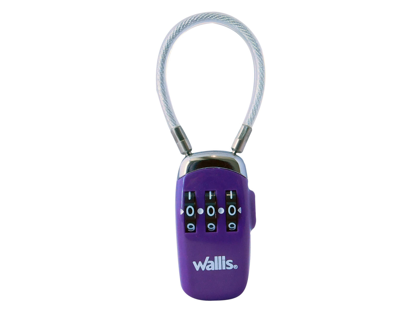 Foto 2 pulgar | Candado De Combinación para Equipaje Y Usb Wallis color Morado