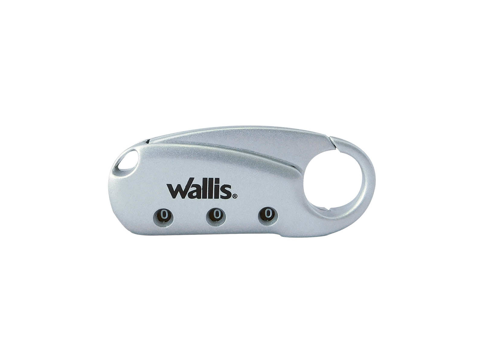 Foto 2 pulgar | Candado de Combinación Wallis color Plata con Gancho
