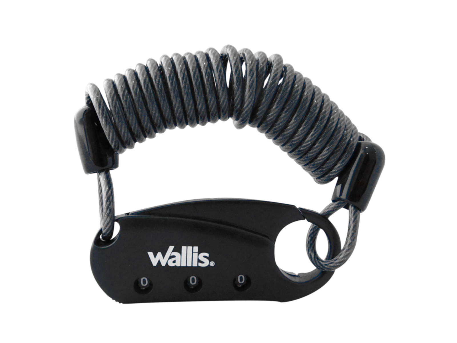 Foto 2 pulgar | Candado de Combinación Wallis color Negro con Gancho y Cable